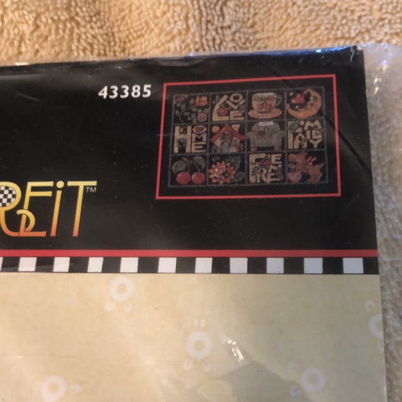 Bucilla Mary Engelbreit "Love, Home, Family" Counted Cross Stitch 43385 - Picture 3 of 6